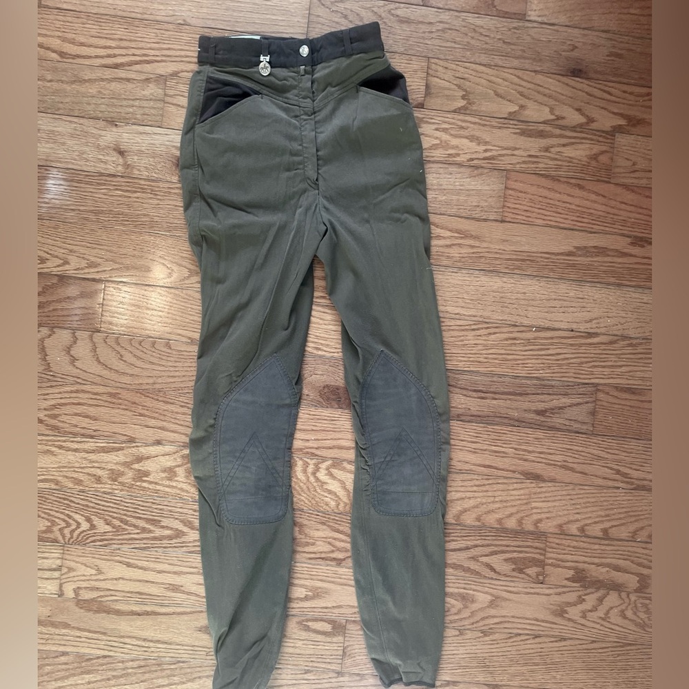 Pikeur Cotton High Waist Knee Patch Breeches 28L